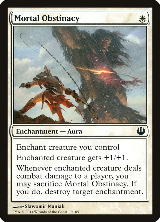 Mortal Obstinacy [Journey into Nyx] [Foil]
