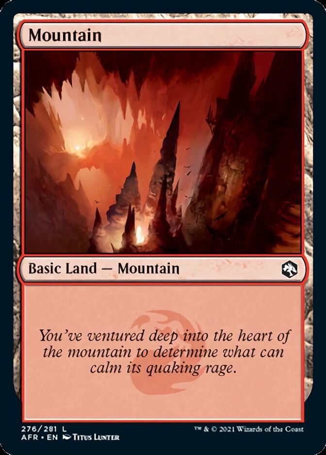 Mountain (276) [Dungeons & Dragons: Adventures in the Forgotten Realms] [Foil]