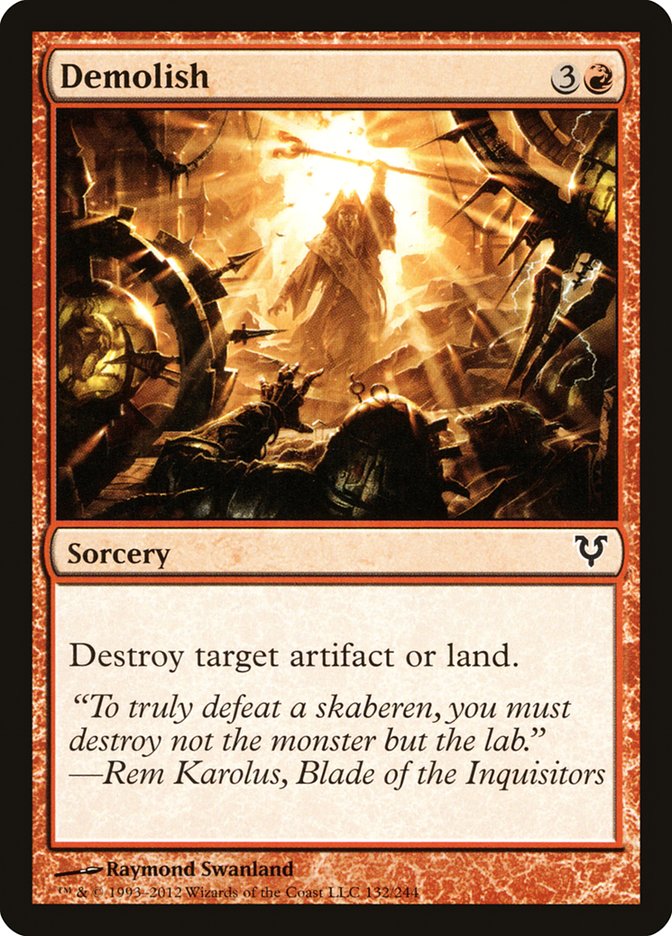 Demolish [Avacyn Restored] [Foil]