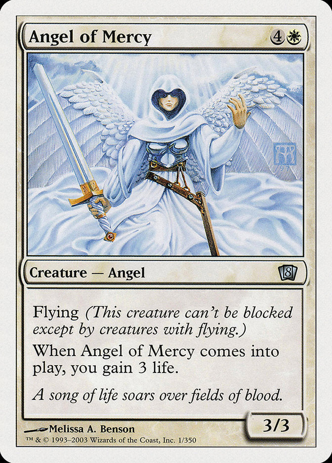 Angel of Mercy [Eighth Edition] [Foil]