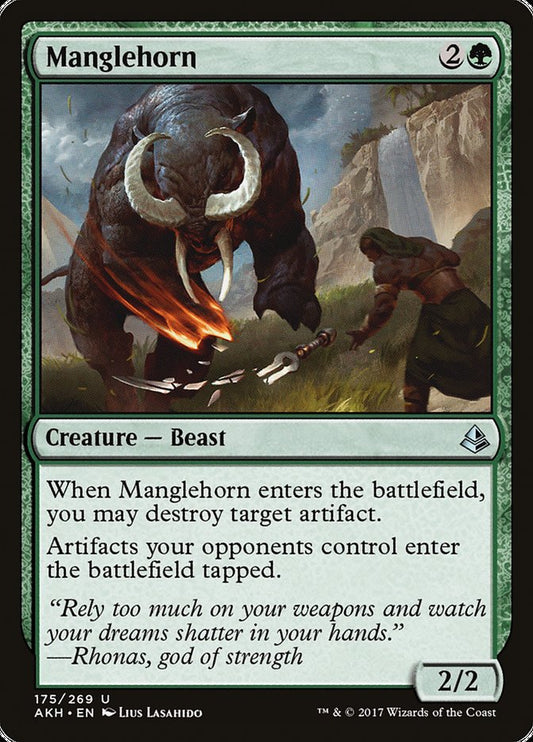 Manglehorn [Amonkhet] [Foil]