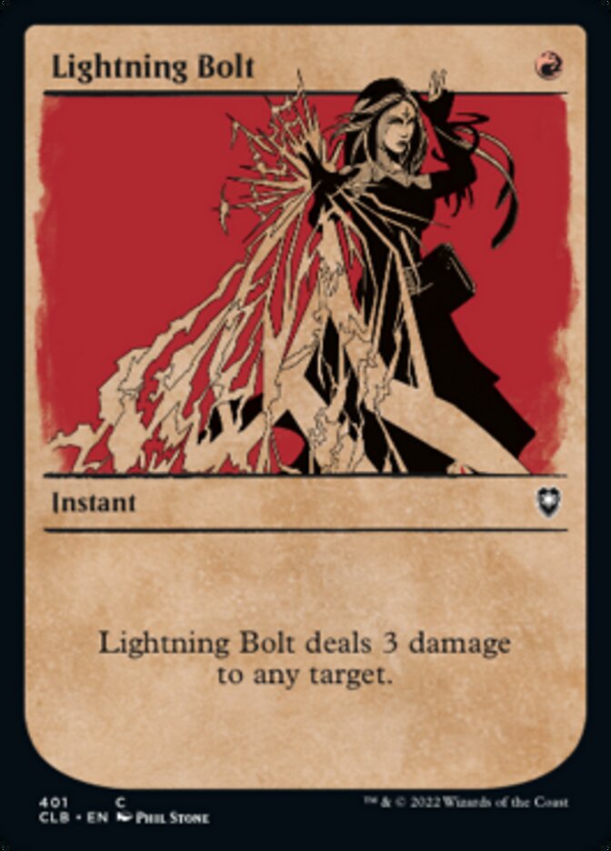 Lightning Bolt (Showcase) [Commander Legends: Battle for Baldur's Gate] [Foil]