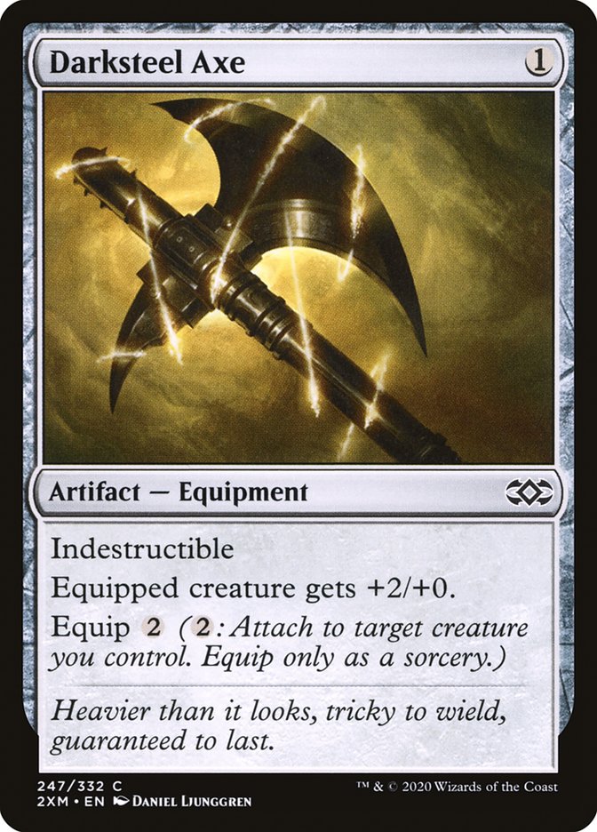 Darksteel Axe [Double Masters] [Foil]