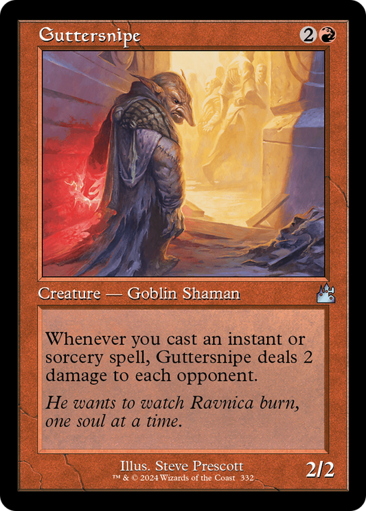 Guttersnipe (Retro Frame) [Ravnica Remastered] [Foil]