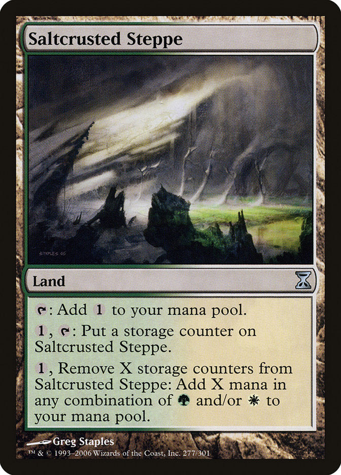 Saltcrusted Steppe [Time Spiral] [Foil]