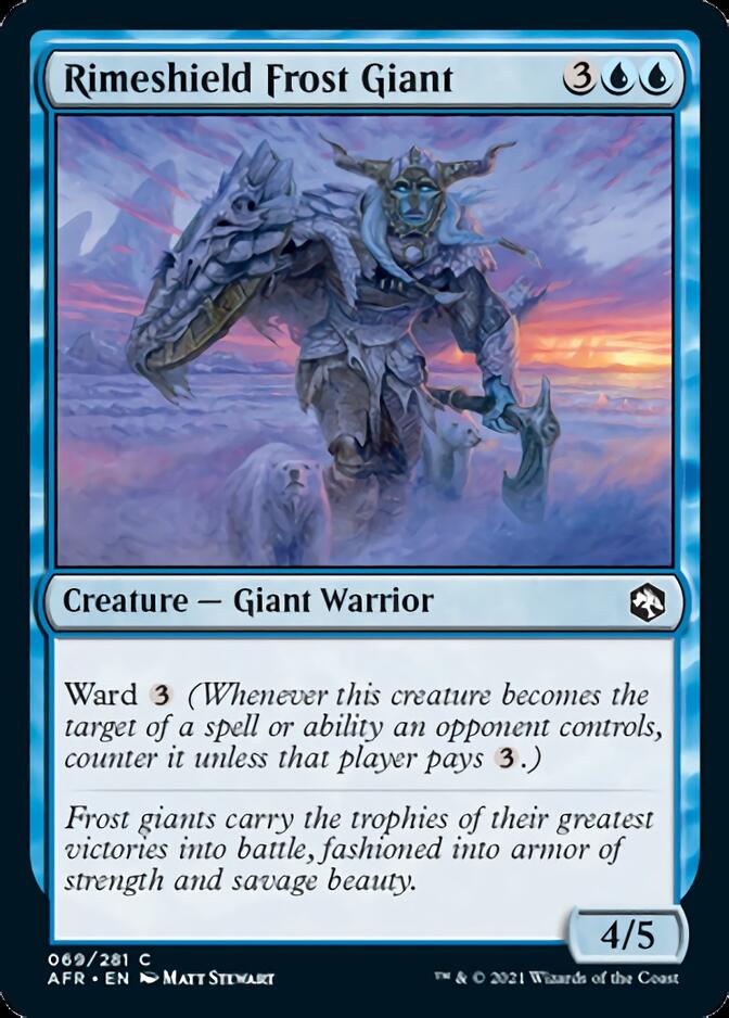 Rimeshield Frost Giant [Dungeons & Dragons: Adventures in the Forgotten Realms] [Foil]