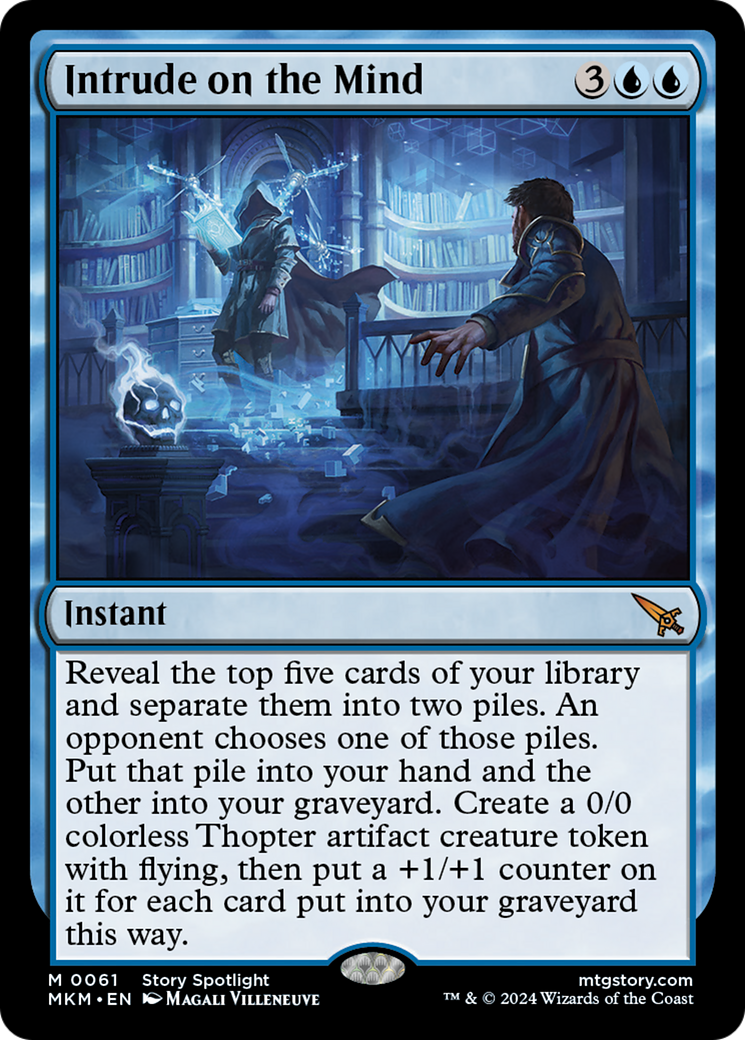 Intrude on the Mind [Murders at Karlov Manor] [Foil]