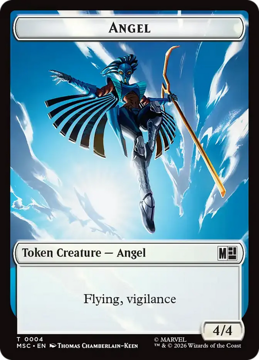 Vibranium // Angel Double-Sided Token [Marvel Super Heroes Commander]