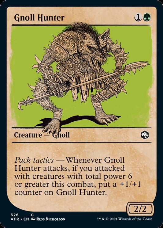 Gnoll Hunter (Showcase) [Dungeons & Dragons: Adventures in the Forgotten Realms] [Foil]
