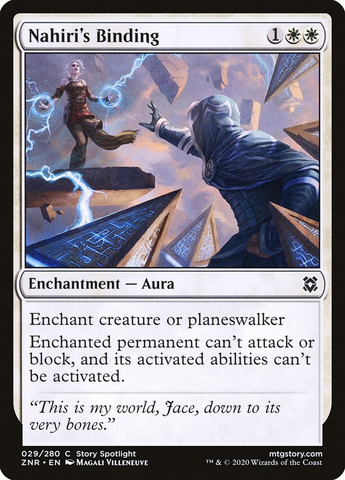 Nahiri's Binding [Zendikar Rising] [Foil]