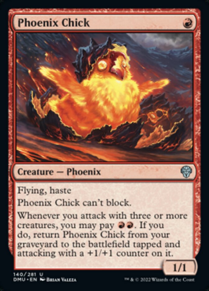 Phoenix Chick [Dominaria United] [Foil]