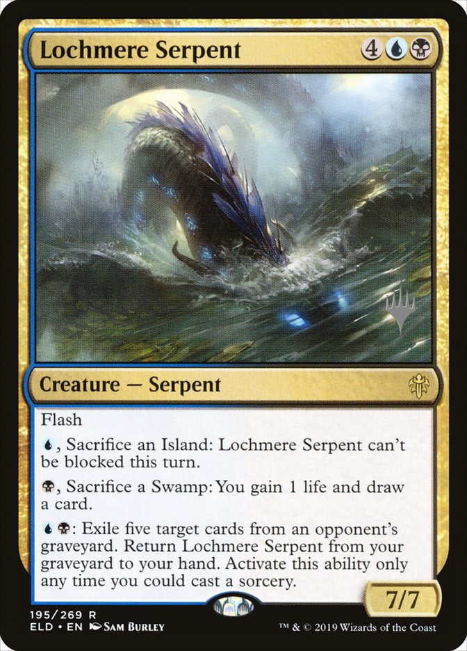 Lochmere Serpent (Promo Pack) [Throne of Eldraine Promos] [Foil]