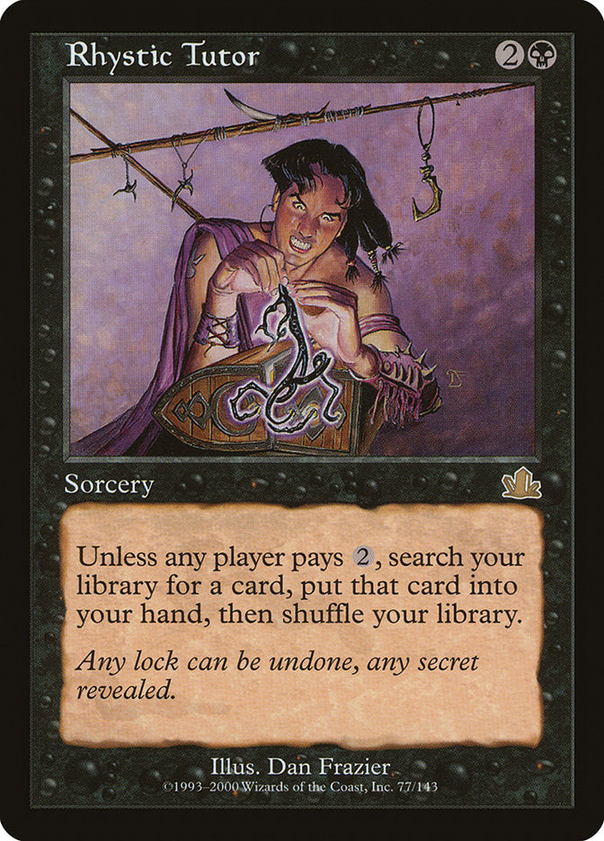 Rhystic Tutor [Prophecy] [Foil]