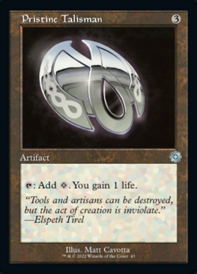 Pristine Talisman (Retro) [The Brothers' War Retro Artifacts] [Foil]