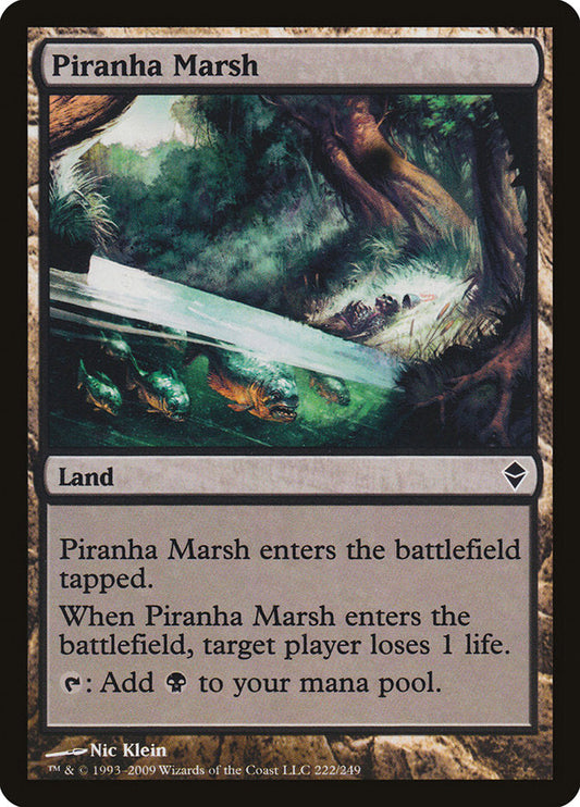 Piranha Marsh [Zendikar] [Foil]