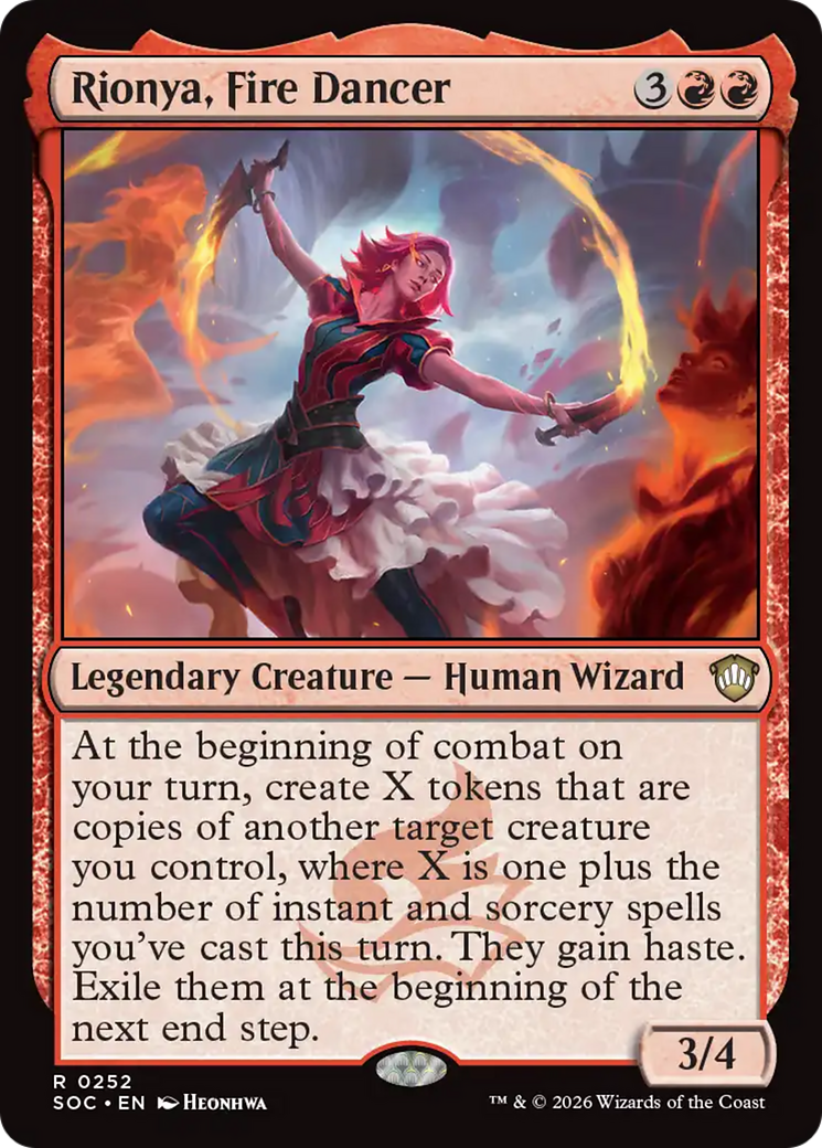 Rionya, Fire Dancer [Secrets of Strixhaven Commander] [Foil]