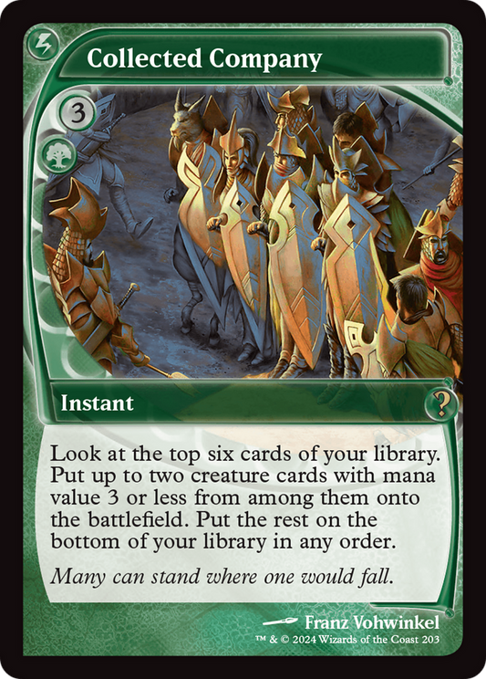 Collected Company (Future Sight) [Mystery Booster 2] [Foil]