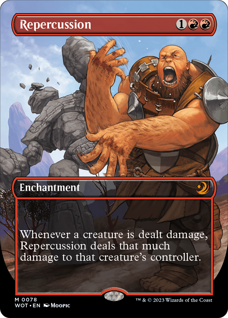 Repercussion (Anime Borderless) [Wilds of Eldraine: Enchanting Tales] [Foil]