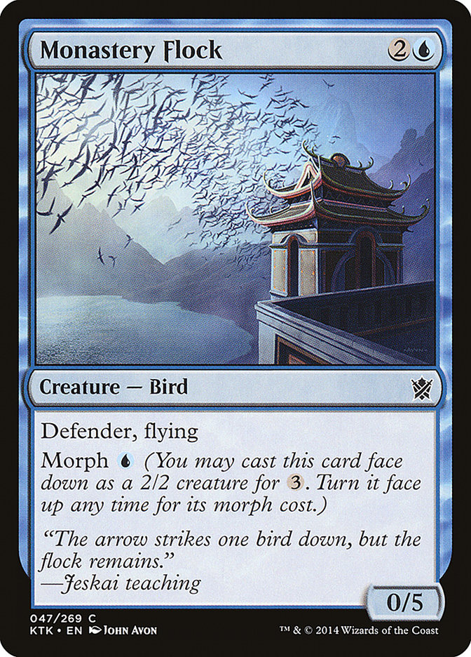 Monastery Flock [Khans of Tarkir] [Foil]
