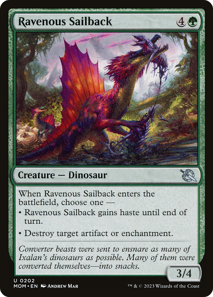 Ravenous Sailback [March of the Machine] [Foil]