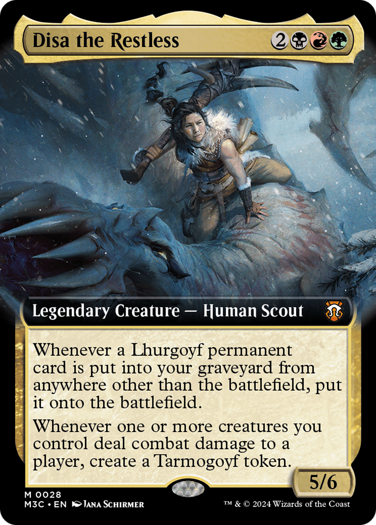 Disa the Restless (Extended Art) [Modern Horizons 3 Commander] [Foil]