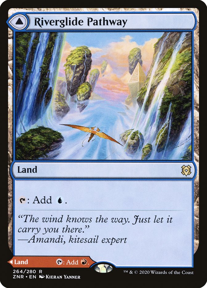 Riverglide Pathway // Lavaglide Pathway [Zendikar Rising] [Foil]