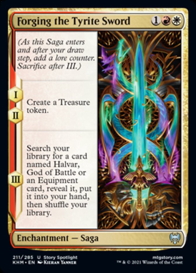 Forging the Tyrite Sword [Kaldheim] [Foil]