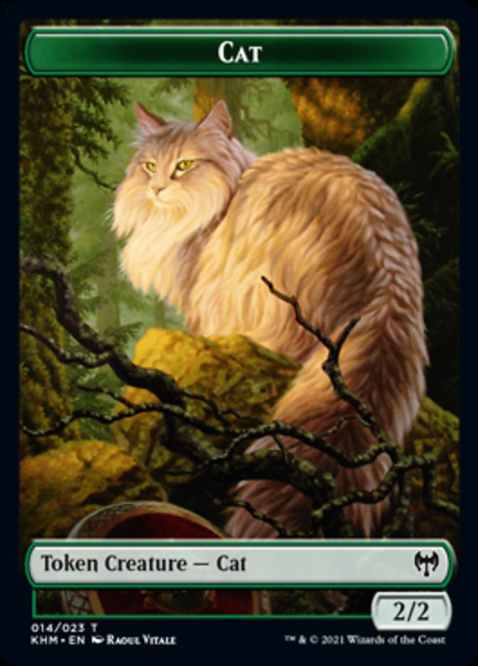 Cat Token [Kaldheim Tokens] [Foil]