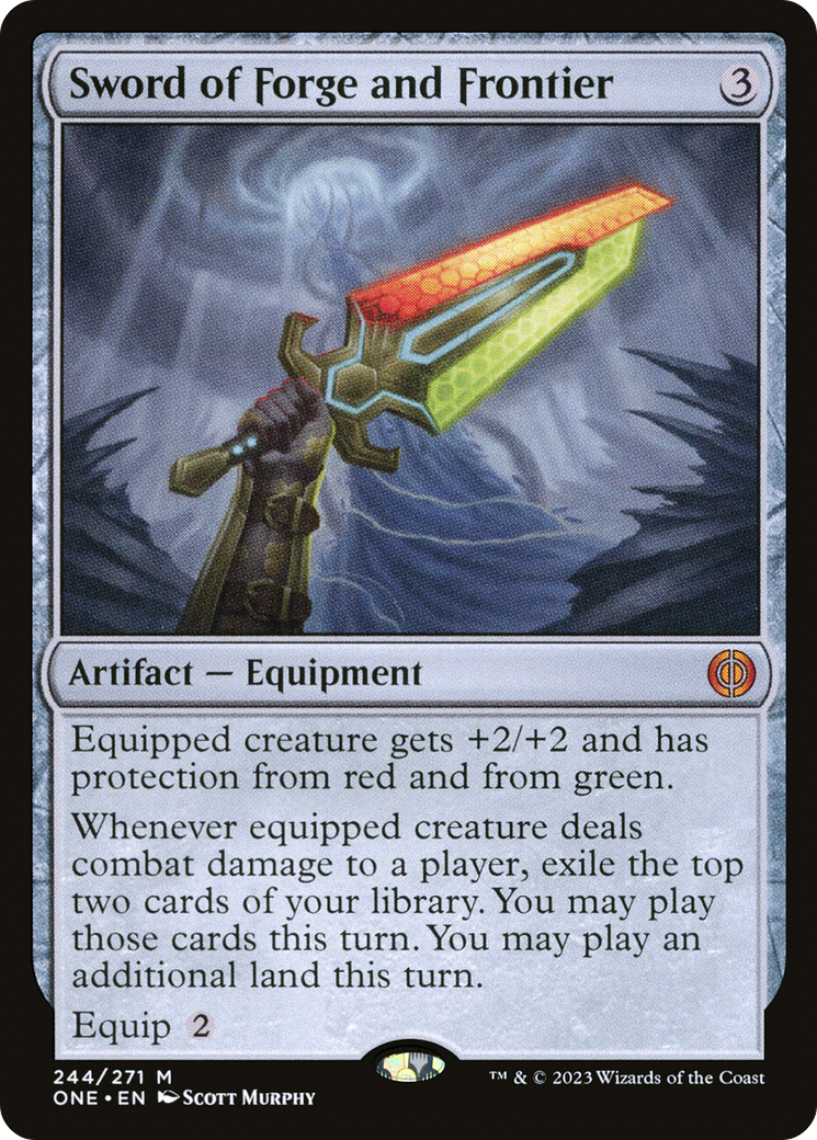 Sword of Forge and Frontier [Phyrexia: All Will Be One] [Foil]