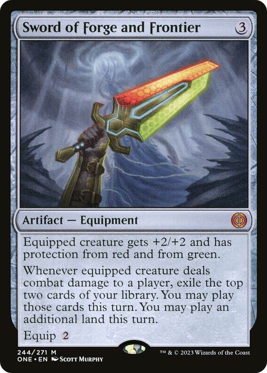 Sword of Forge and Frontier [Phyrexia: All Will Be One] [Foil]