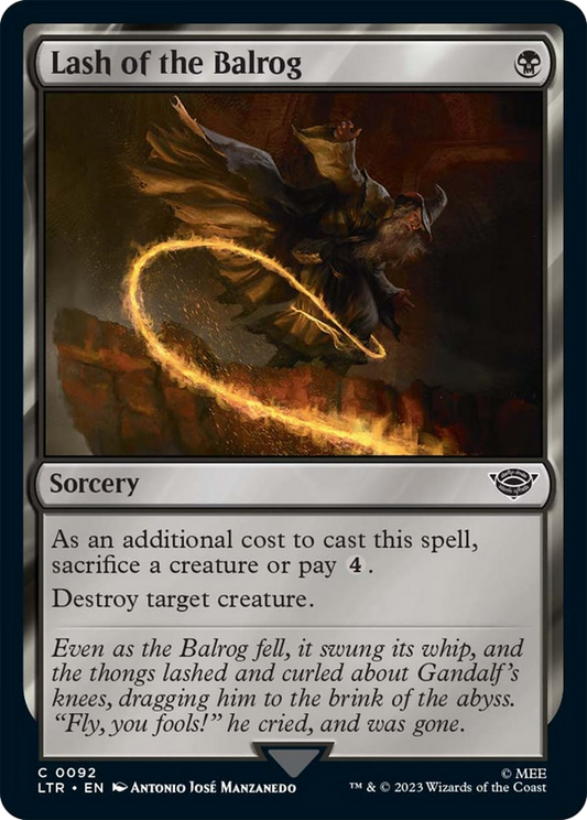 Lash of the Balrog [The Lord of the Rings: Tales of Middle-Earth] [Foil]