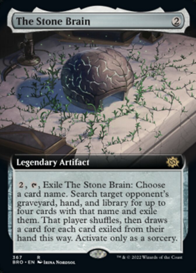 The Stone Brain (Extended Art) [The Brothers' War] [Foil]