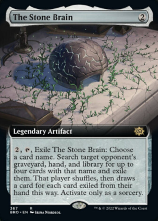 The Stone Brain (Extended Art) [The Brothers' War] [Foil]