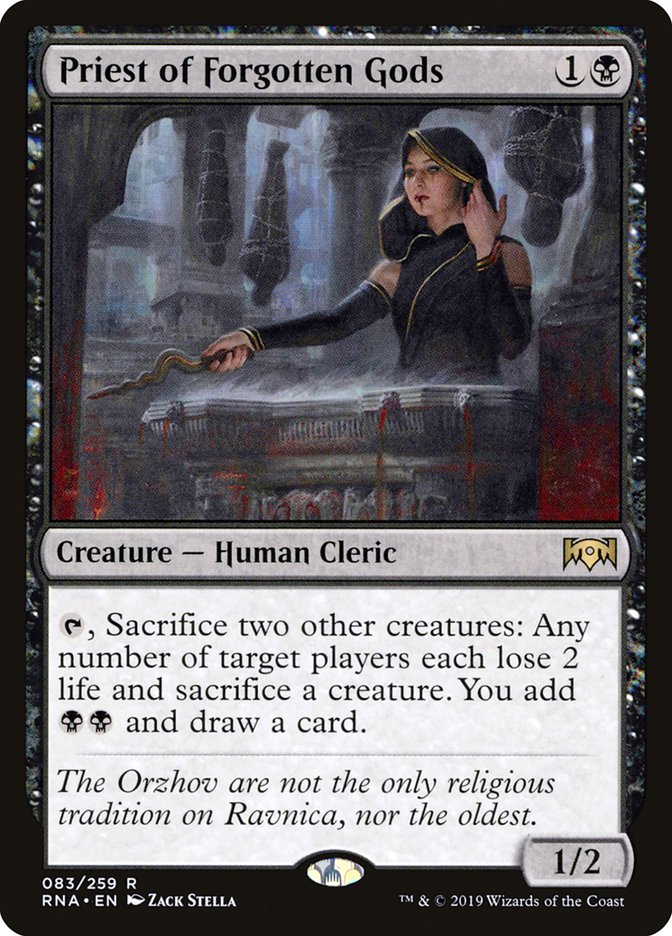 Priest of Forgotten Gods [Ravnica Allegiance] [Foil]