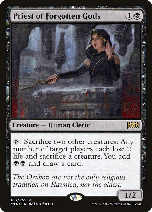 Priest of Forgotten Gods [Ravnica Allegiance] [Foil]