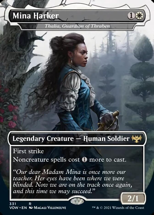 Thalia, Guardian of Thraben - Mina Harker [Innistrad: Crimson Vow] [Foil]