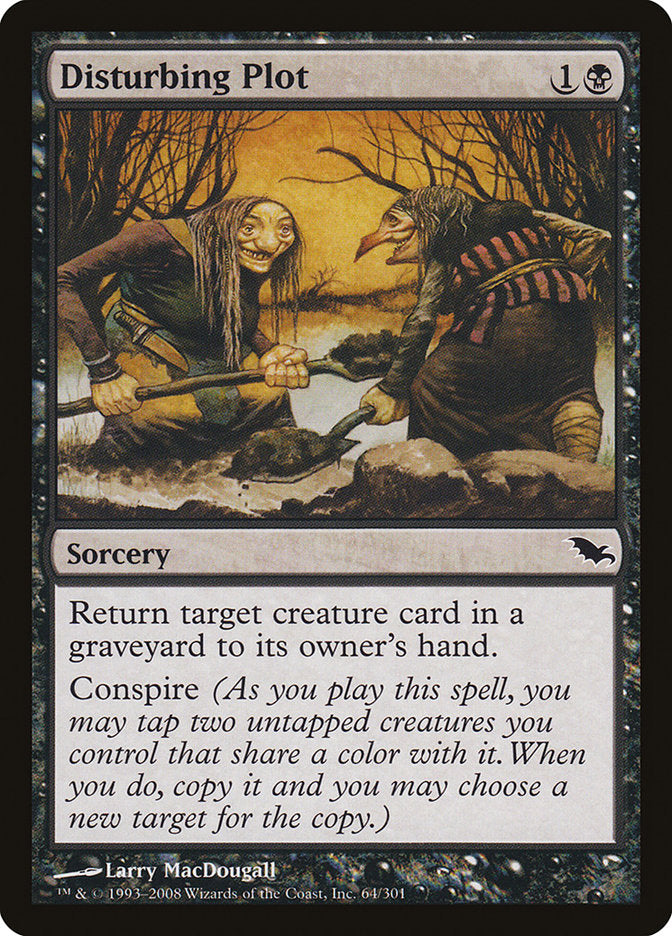 Disturbing Plot [Shadowmoor] [Foil]