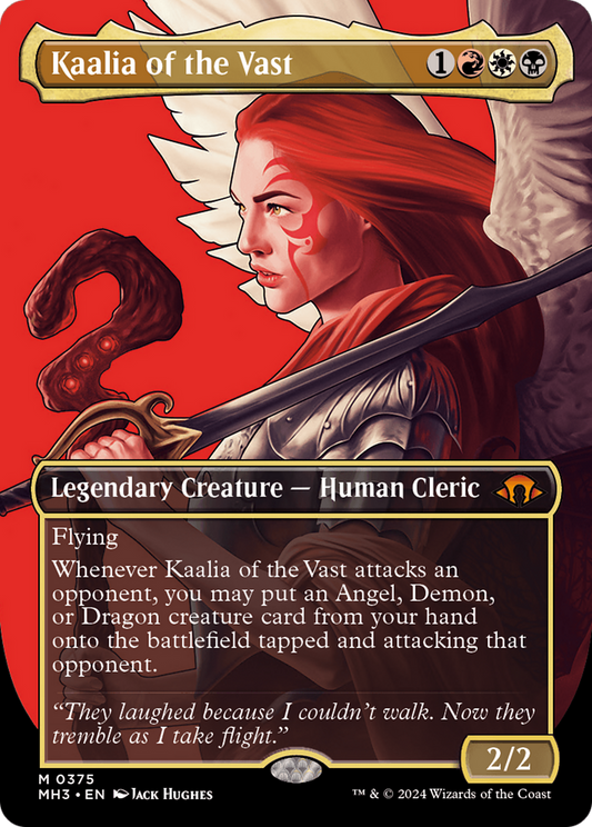 Kaalia of the Vast (Borderless) (0375) [Modern Horizons 3] [Foil]