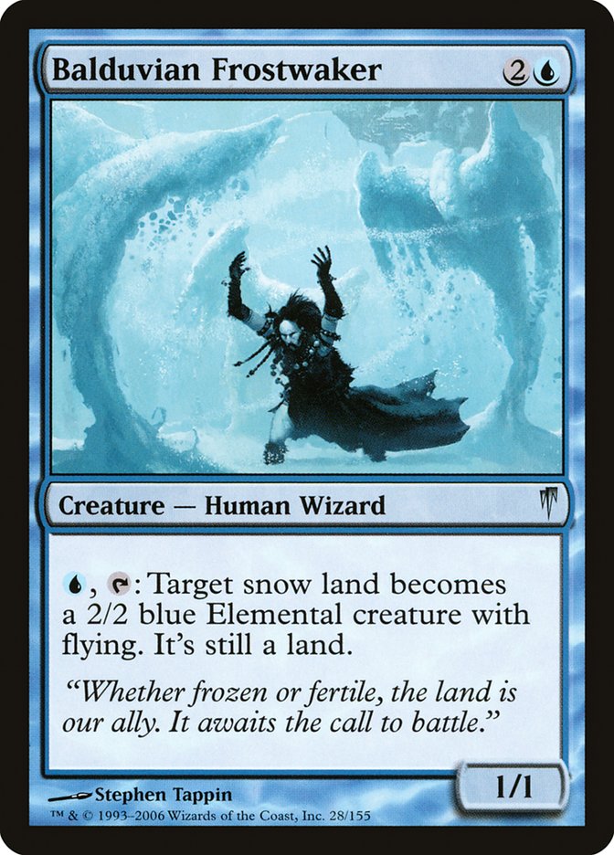 Balduvian Frostwaker [Coldsnap] [Foil]