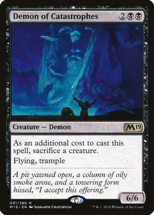Demon of Catastrophes [Core Set 2019] [Foil]
