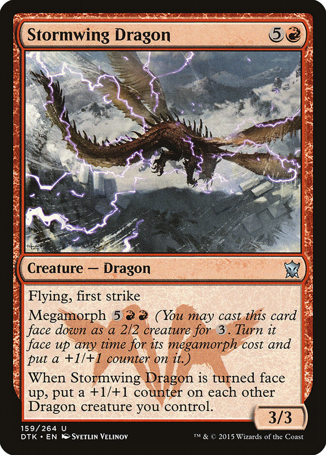 Stormwing Dragon [Dragons of Tarkir] [Foil]