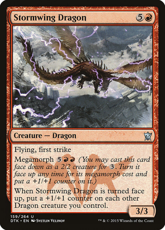 Stormwing Dragon [Dragons of Tarkir] [Foil]