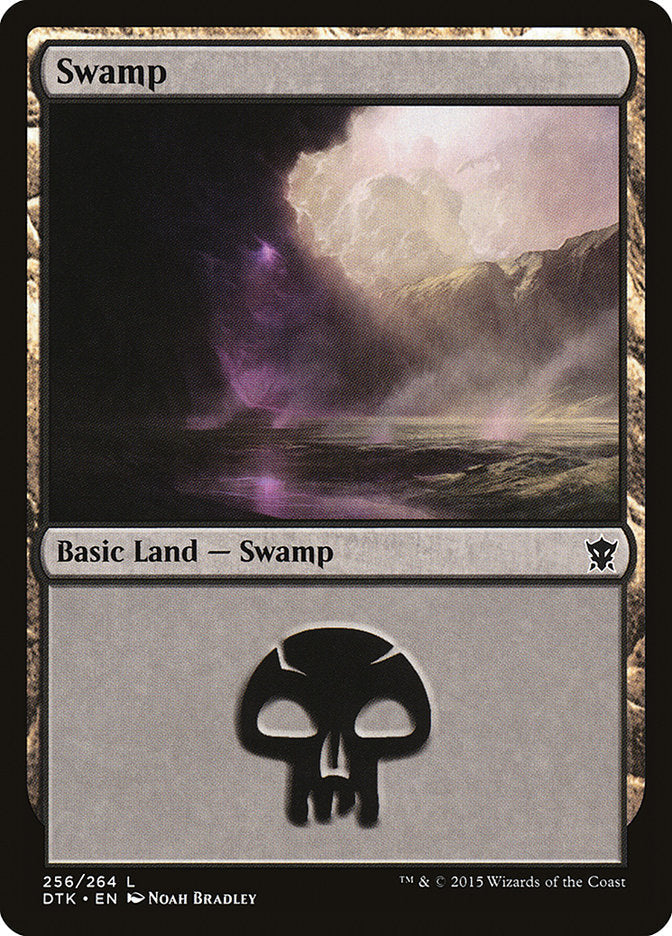 Swamp (256) [Dragons of Tarkir] [Foil]