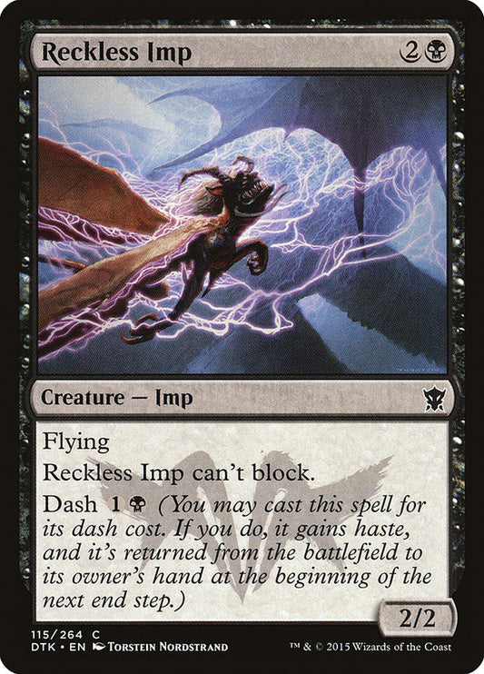 Reckless Imp [Dragons of Tarkir] [Foil]