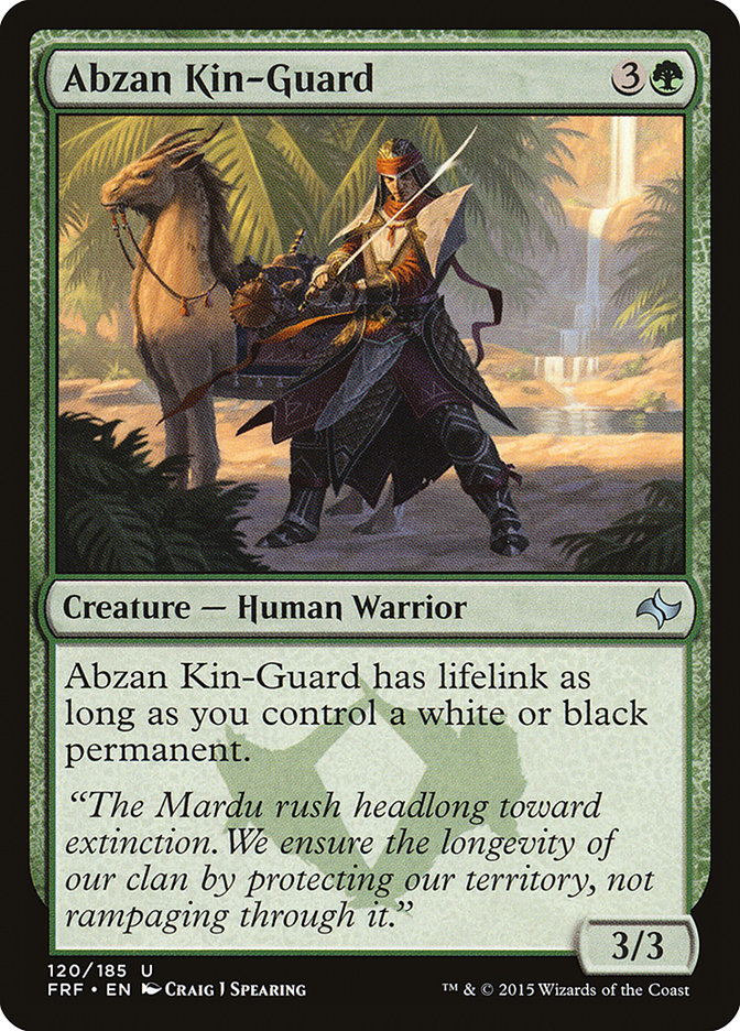 Abzan Kin-Guard [Fate Reforged] [Foil]