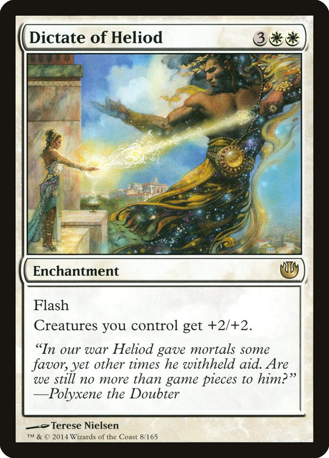 Dictate of Heliod [Journey into Nyx] [Foil]