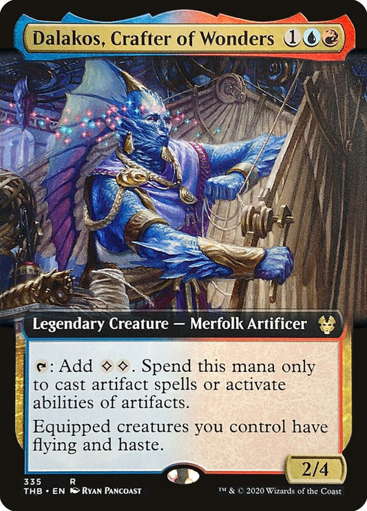 Dalakos, Crafter of Wonders (Extended Art) [Theros Beyond Death] [Foil]