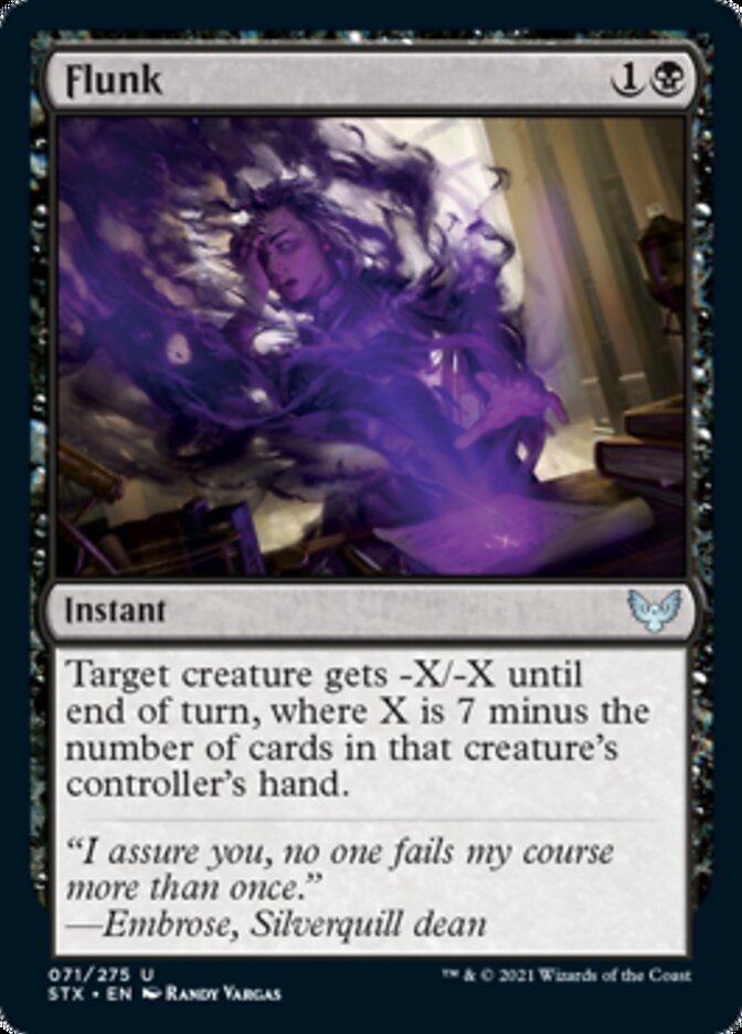 Flunk [Strixhaven: School of Mages] [Foil]