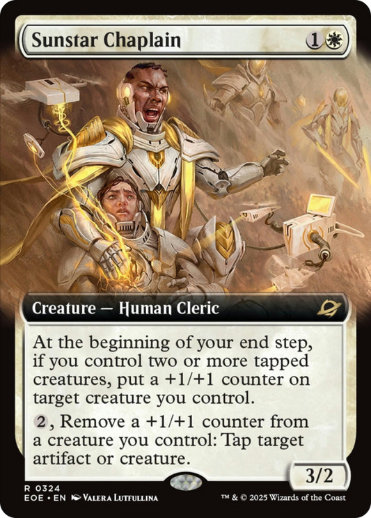 Sunstar Chaplain (Extended Art) [Edge of Eternities] [Foil]