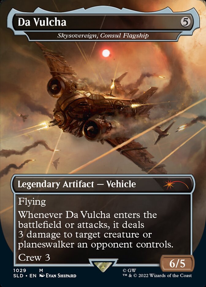Da Vulcha - Skysovereign, Consul Flagship (Borderless) [Secret Lair Drop Series] [Foil]